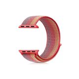 Apple Watch Seri 4 Icin 44 Mm Dokuma Kordon Kirmizi Cizgili