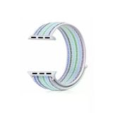 Apple Watch Seri 4 Icin 44 Mm Dokuma Kordon Mavi Gokkusagi