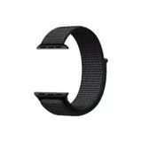 Apple Watch Seri 4 Icin 44 Mm Dokuma Kordon Siyah Kirmizi Noktali