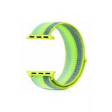 Apple Watch Seri 4 Icin 44 Mm Dokuma Kordon Yesil Cizgili