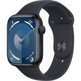 Apple Watch Seri 9 41 mm Gece Yarısı Alüminyum Kasa Spor Kordon Akıllı Saat Yenilenmiş