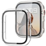 Apple Watch Series 10 42mm İle Uyumlu Starlight 360 Derece Koruma ve Temperli Cam Ekran Koruyucu Şeffaf