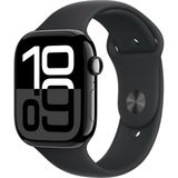 Apple Watch Series 10 GPS Alüminyum Kasa 46 mm Simsiyah Spor Kordon Akıllı Saat Yenilenmiş