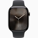 Apple Watch Series 10 GPS + Cellular 42 mm Arduvaz Titanyum Kasa Siyah Spor Kordon Akıllı Saat