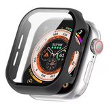 Apple Watch Series 10 Uyumlu 46 Mm Ekran Koruyucu Kılıf Siyah