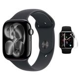 Apple Watch Series 11 46Mm 3 Adet Uyumlu Şeffaf Ultra Koruyucu Nano Jelatin