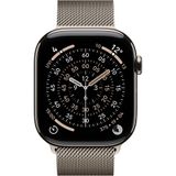 Apple Watch Series 11 GPS+Cellular 42 mm Titanyum Kasa Milano Loop Kordon Akıllı Saat