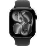 Apple Watch Series 11 GPS+Cellular 46 mm Alüminyum Kasa Simsiyah Spor Kordon Akıllı Saat