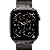 Apple Watch Series 11 GPS+Cellular 46 mm Titanyum Kasa Arduvaz Milano Loop Kordon Akıllı Saat