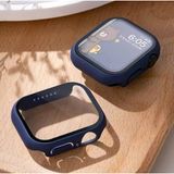 Apple Watch Series 1/2/3 42 mm Uyumlu Kasa ve Ekran Koruyucu Mika Kılıf. - Apple Watch 42 mm - Lacivert