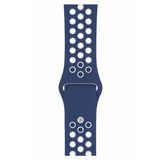 Apple Watch Series 4 42 MM Fileli Kordon Lacivert-Beyaz