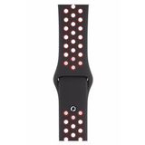 Apple Watch Series 4 42 MM Fileli Kordon Siyah-Kırmızı