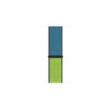 Apple Watch Series 4 Ile Uyumlu 40 Mm Dokuma Kordon Kayis Blue/Green(Mavi/Yesil)