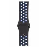 Apple Watch Series 7 45 MM Fileli Kordon Siyah-Lacivert