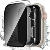 Apple Watch Series 7 8 9 45Mm Uyumlu Hayalet Pc Sert Kasa Ekran Koruycu 360 Güvenli Koruma Şeffaf
