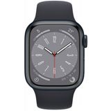 Apple Watch Series 8 41 mm Aluminyum Kasa Spor Kordon Gece Yarısı Akıllı Saat Teşhir- Outlet