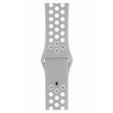 Apple Watch Series SE 44 MM Fileli Kordon Gri-Beyaz