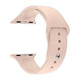 Apple Watch Series SE 44 MM Silikon Kordon Pudra
