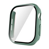 Apple Watch Serisi 10 46mm ile uyumlu Sert PC Kasa ve Ekran Koruyucu 35 Yeşil