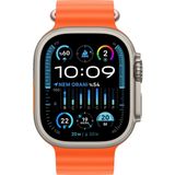 Apple Watch Ultra 2 Gps + Cellular 49 mm Titanyum Kasa Ocean Kordon Turuncu Akıllı Saat Teşhir- Outlet