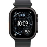 Apple Watch Ultra 3 GPS + Cellular 49 mm Siyah Titanyum Kasa Siyah Ocean Kordon Akıllı Saat