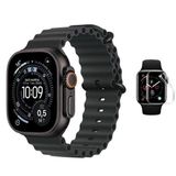 Apple Watch Ultra 3 Uyumlu 3 Adet Şeffaf Ultra Koruyucu Nano Jelatin