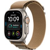 Apple Watch Ultra 4 GPS + Cellular 49 mm Natürel Titanyum Kasa Alpine Loop Çöl Rengi Akıllı Saat
