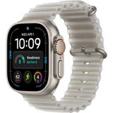 Apple Watch Ultra 4 GPS + Cellular 49 mm Natürel Titanyum Kasa Ocean Kordon Buzlu Gri Akıllı Saat
