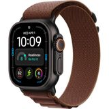 Apple Watch Ultra 4 GPS + Cellular 49 mm Siyah Titanyum Kasa Alpine Loop Burgonya Akıllı Saat