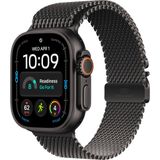 Apple Watch Ultra 4 GPS + Cellular 49 mm Siyah Titanyum Kasa Milano Loop Akıllı Saat
