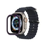 Apple Watch Ultra 49mm Alüminyum Kasa Cam Ekran Koruyucu - Mor
