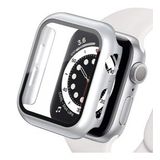 Apple Watch Ultra 49mm Camlı Kasa Ekran Koruyucu - Gümüş