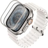 Apple Watch Ultra 49Mm Ekran Koruyucu Cam Ve Çelik Çerçeve Dust Repel™ Teknolojisi Yüksek Koruma