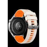 Apple Watch Ultra 49Mm Minoc Kordon - Beyaz-Turuncu