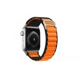 Apple Watch Ultra 49mm Mountain Kordon - Siyah-turuncu