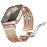 Apple Watch Ultra 49Mm Zore Krd-137 Metal Hasır Kordon