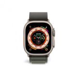 Apple Watch Uyumlu 42MM 44MM 45MM 49MM 1/2/3/4/5/6/se/7/8/ultra Akıllı Saat Alpine Loop Kordon ve Kayışı Yeşil(Yeşil)
