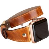 Apple Watch Uyumlu Deri Kordon 42-44-45mm Slim DT GT V18
