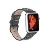 Apple Watch Uyumlu Deri Kordon Cross 42-44-45mm BT RST1