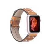 Apple Watch Uyumlu Deri Kordon Cross 42-44-45mm ST V18