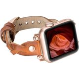 Apple Watch Uyumlu Deri Kordon Wanda 38-40-41mm RT RST2E