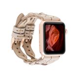 Apple Watch Uyumlu Deri Kordon York Double Tour ERC3