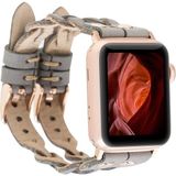 Apple Watch Uyumlu Deri Kordon York Double Tour Rst9