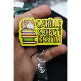 Apptakı Cahille Sohbeti Kestim Kedi Kitap Yoyo Yaka Kartığı Yoyo Kartlık - YOY0132