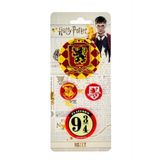 Apptakı Harry Potter Gryffindor 4 Lü İğneli Buton Rozet Broş Çanta Rozeti - BTT0001