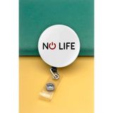 Apptakı No Life Metal Buton Yoyo Yaka Kartığı Kart Tutucu Yoyo Kartlık - MBY0074