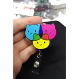 Apptakı Renkli Kediler Yoyo Yaka Kartığı Yoyo Kartlık - YOY0168