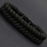 Apptaki Siyah Yılan Paracord Bileklik - PAR0054