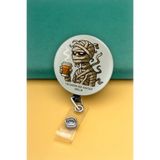 Apptakı Yıkılmadım Ama Ayaktada Değilim Metal Buton Yoyo Yaka Kartığı Kart Tutucu Yoyo Kartlık - MBY0137