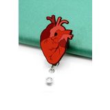 Apptakı YOY0028 Heart Kalp Yoyo Yaka Kartığı